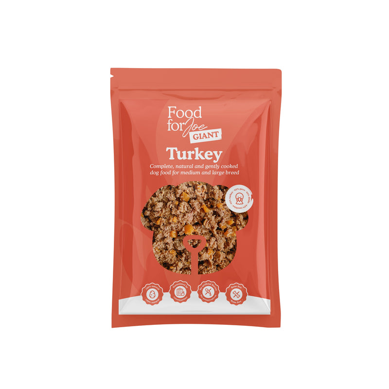 Giant Turkey 1200 gr - Turkey recipe for medium and large dogs