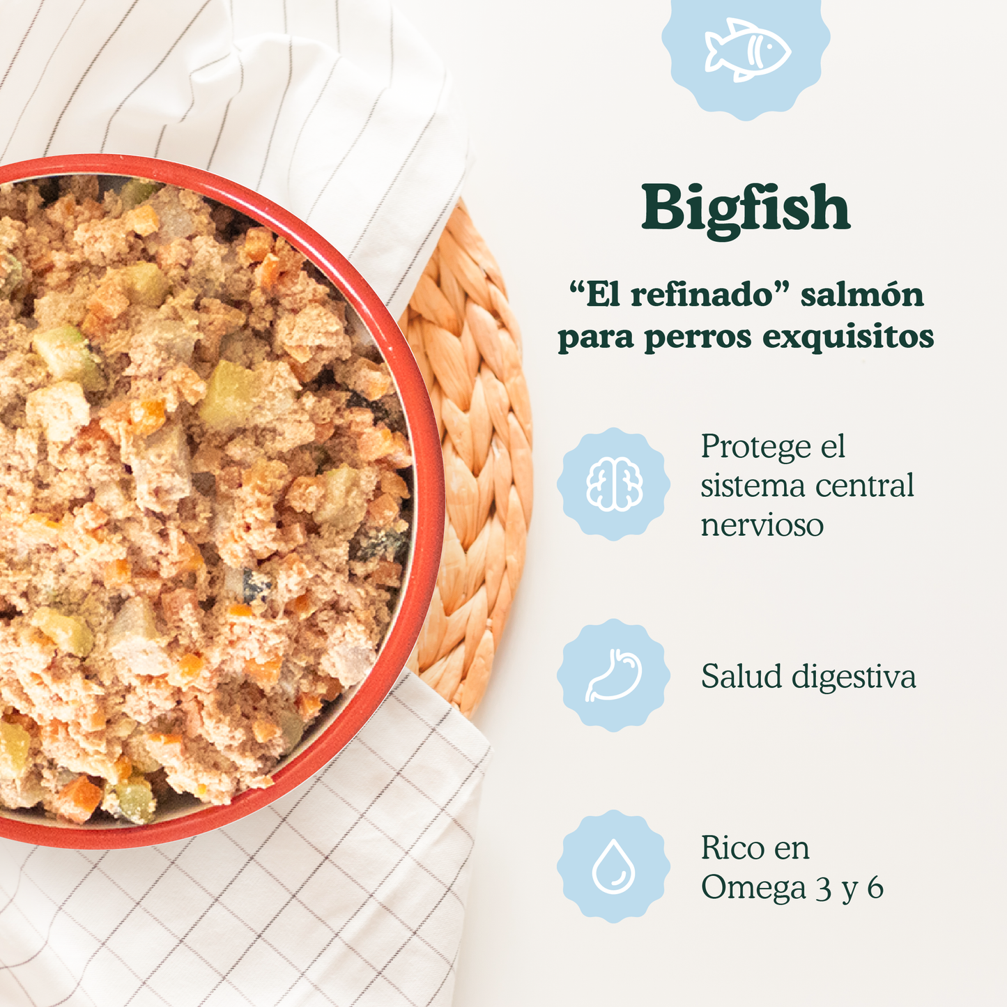 Bigfish - menú de pescado para perros 800g