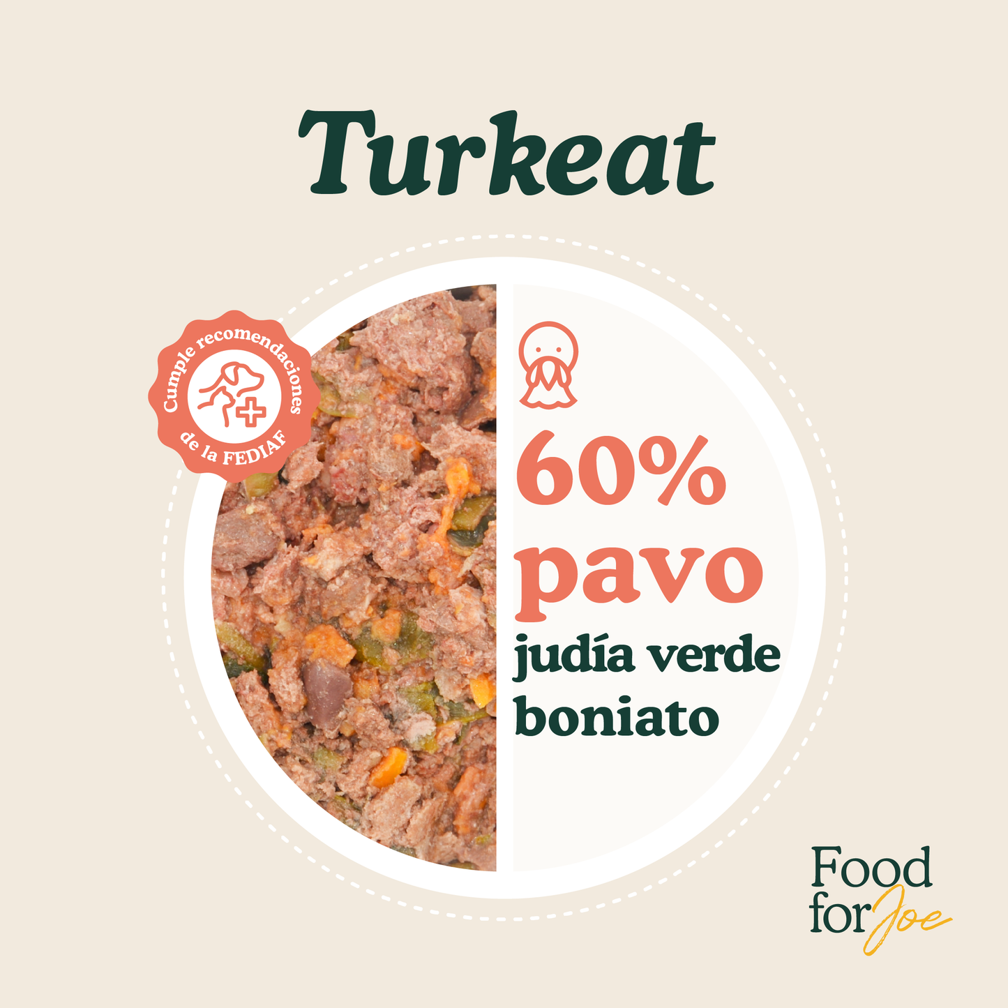 Turkeat - menú de pavo para perros 200g