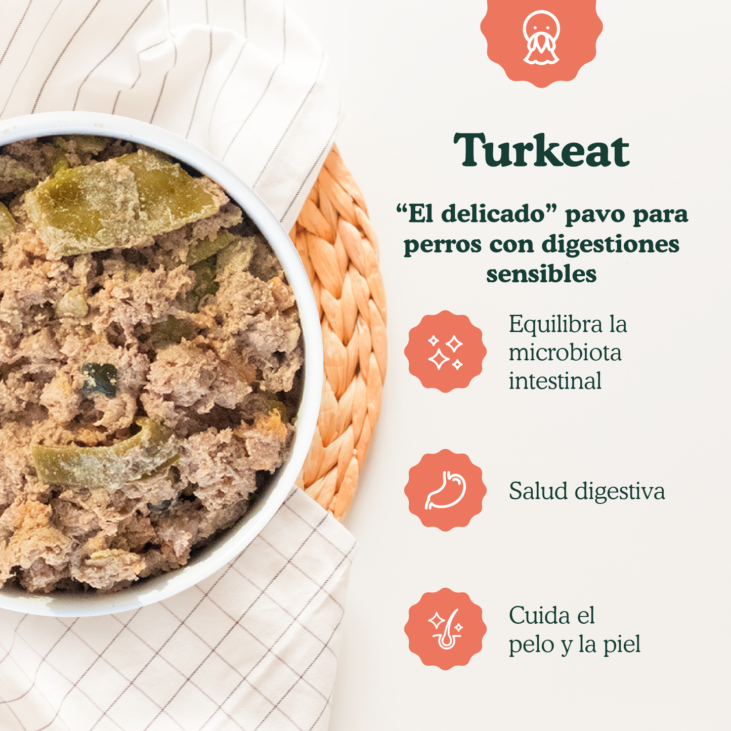 Turkeat - menú de pavo para perros 200g
